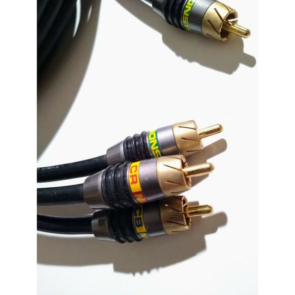 Monster Cable Interlink 250 Standard High Performance Audio Cable 6 1/2 ft RCA - Picture 2 of 3